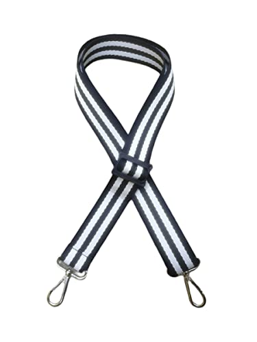 Alça Para Bolsa Mochila Mala Avulsa Reforçada Com Regulagem 160 Centímetros (Branca e Cinza)