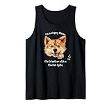 SOY UN BESADOR SLOPPY, LA VIDA ES MEJOR CON UN SPITZ FINNÉS Camiseta sin Mangas
