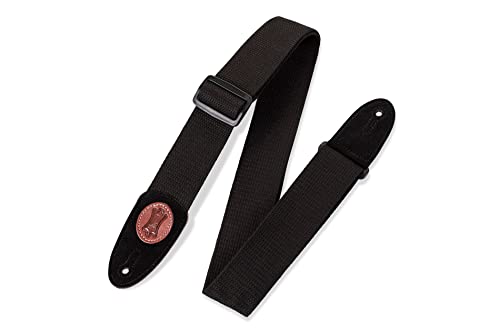 Levy’s MSSC8-BRN 2-inch Cotton Guitar Strap – Brown - Les Beatles, Paul McCartney, John Lennon, RIngo Starr, George Harrison Levy's MSSC8-BRN 2-inch Cotton Guitar Strap - Brown