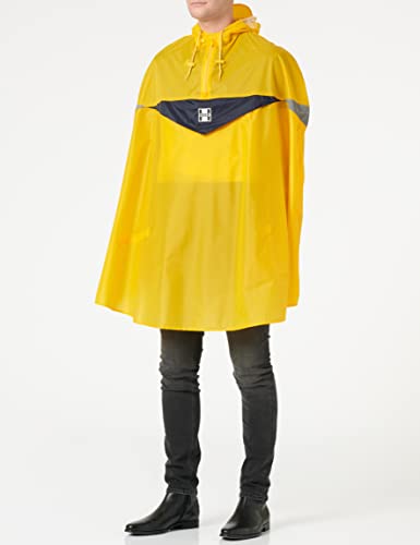Hock Regenponcho für Erwachsene in Gelb, Größe XL