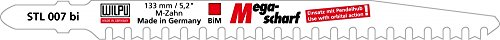 WILPU Stichsägeblatt STL 007 bi mit Einnockenschaft- / T-Schaft-Aufnahme, 5 Stück