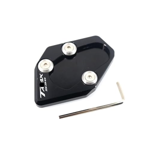 Extension béquille latérale TMAX 530 15-16 plaque support noir