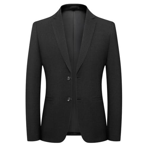 Men’S Autumn Winter Fashion Suit Jacket with Single Breasted Closure Long Sleeve Casual Blazer3