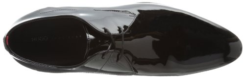Image of Hugo Men's Patent Calf Tuxedo Oxford