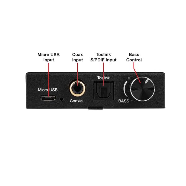 Digital to Analog Converter with Volume and Bass Control