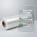 Stretch Film Wrap for Moving, 1 Pack 15 Inch x 1000ft 70 Gauge Clear Self-Adhering Wrap with Handle for Moving, Packing, Shipping, Pallet & Furniture Protection