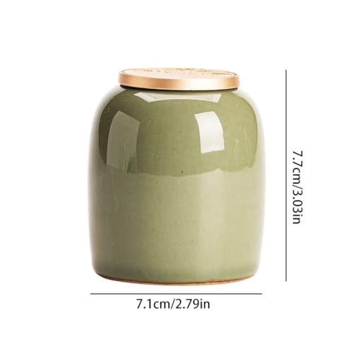 Boîtes de thé en céramique hermétiques ENGENDER | Bocaux rangement cuisine étanches - 3