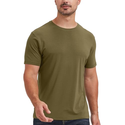 Image of netdraw Men's Ultra Soft Bamboo Viscose Cotton T-Shirt S-3XL
