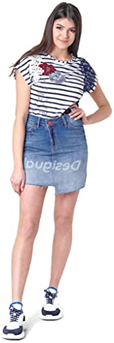 Desigual – Falda Log Jeans 28