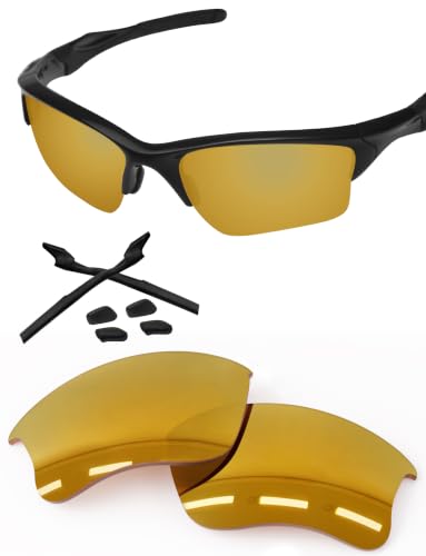 Image of 1.6MM Polarized Replacement Lenses & Rubber Kits for Oakley Half Jacket Family Sunglasses