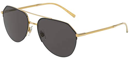 Sunglasses Dolce & Gabbana DG2249 126887 GOLD/MATTE BLACK sunglasses Man color Black gray lens size 60 mm
