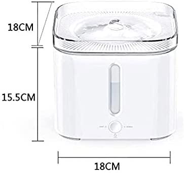 Cat Water Fountain, 2L/ Pet Water Fountain，Filters and Quiet Intelligent Pump, Cat Water Dispenser ，Mat for Cats Dogs - image 2