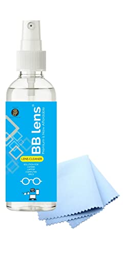 Image of BB Contact Lenses - Lens cleaner for Spectacles, Anti-glare, Sunglasses, Anti-reflective, Blu Lenses & Polarised Lenses - PACK OF 1 (60ML)