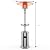 KIMORE Patio Heater for Outdoor, 48,000 BTU Freestanding Heater/Umbrella Patio Warmer Propane Stainless Steel Burner with Wheels, Outdoor Warmer for Home and Commercial