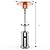 KIMORE Patio Heater for Outdoor, 48,000 BTU Freestanding Heater/Umbrella Patio Warmer Propane Stainless Steel Burner with Wheels, Outdoor Warmer for Home and Commercial