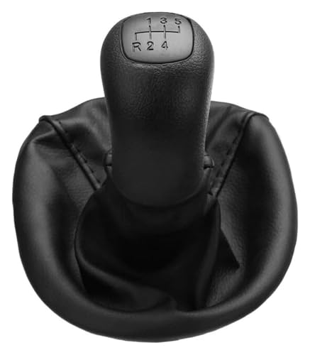 Perilla Cambio para B&ENZ para Vito W638 1996-2000 1PCS A22221 Perilla Cambio Marchas Decoración Negra Cuero Sintético 0002670010 Palanca Cambios 5 Velocidades Cambio Perilla Auto