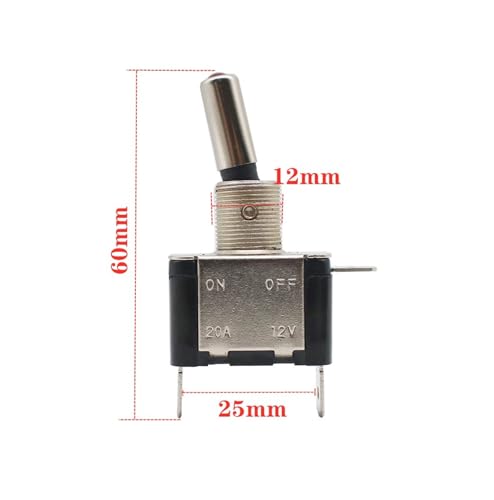 Interrupteur à bascule LED haute performance 12V pour tableau de bord