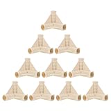 ifundom Conectores de Esquina de Plástico para Postes de Carpa 16mm, 12 Piezas, Accesorios Resistentes y Ligeros para Toldos, Carpas de Playa, Invernaderos y Estructuras Exteriores