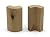 3/4" x 2 1/4" x 4" Clear Superior Grade Alder & Knotty Premium Grade Alder Outside Radius Corner Base Block Bullnose - Fits 3/4" Radius, Trim Molding (68, Knotty Alder)