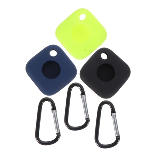 MERRYHAPY Shockproof Case for Tile Mate 3pcs Keychain Protective Cover Scratch Resistant Easy to Clean