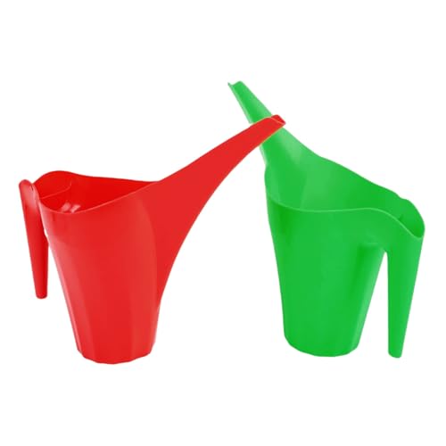 Hamwesh Taza de Riego con Pico Largo de 1,2 L, Jarra de Agua de Plástico Liviana para Plantas en Interiores y Exteriores, con Cómodo y Pico Fácil de Verter
