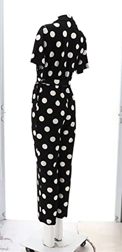 Studio Park X Leah Williams Polka Dot Knit Jumpsuit A492431 #TOP3