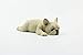 Statue Bouledogue français Mignon Dormir Petite méthode Combat Simulation Chien modèle Taureau français Chanceux Voiture décoration-F_10.5Cm * 5.5Cm * 3Cm