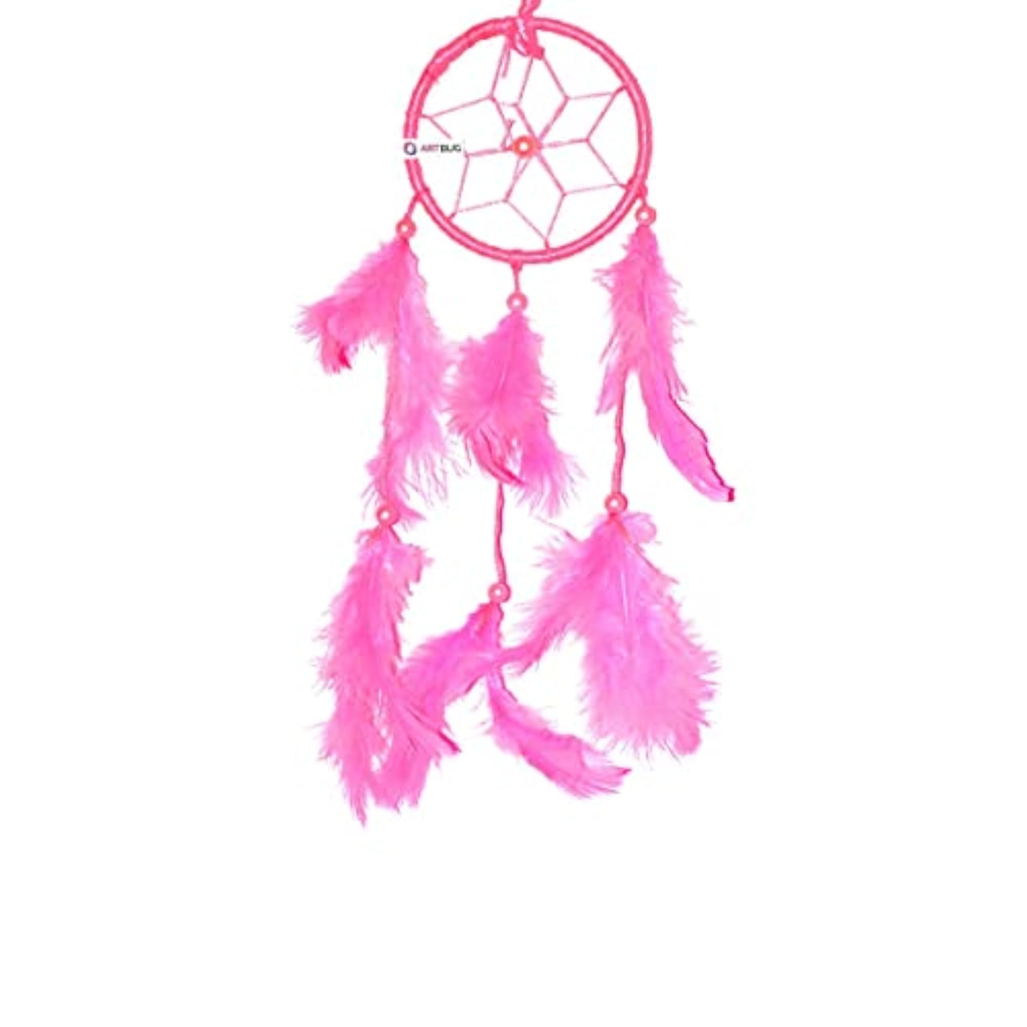 Small Pink Dream Catcher Wall Hanging