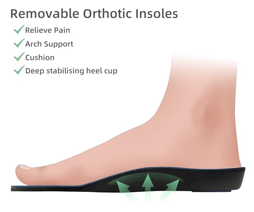 Orthopedic Shoes for Women Men Wide Slip On Walking Sock Shoes with Arch Support Comfortable Sneaker for Plantar Fasciitis Pain Relief4