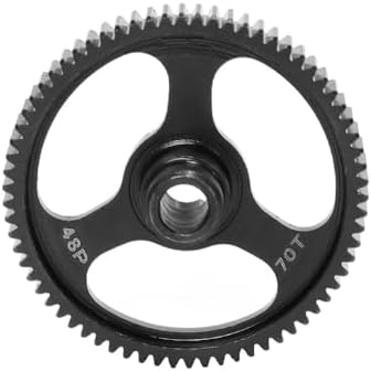 45# Steel 48P 70T Spur Gear Big Gear Main Gear RC Replacement Upgraded Parts for TRAXXAS 1/10 Ford Bronco 4-Tec 2.0 4-TEC 3.0 C8 RC Car