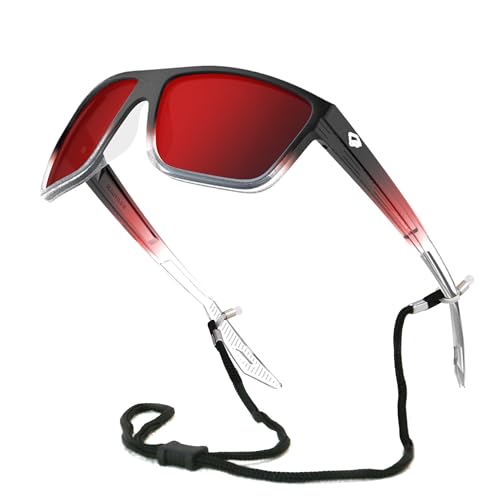 TOREGE Nautilus Polarized Wraparound Sports Sunglasses