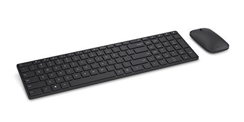 Microsoft – Designer Bluetooth Desktop – Ensemble clavier et souris Bluetooth, compatible Windows, macOS, Android (Clavier AZERTY français) – Noir (7N9-00007)