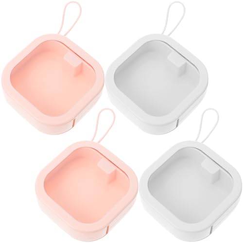GALPADA Organizador Portátil para Coleteros y Accesorios, Caja Multifunción de 4 Piezas en Abs y Tpe, Diseño Práctico para Uso en Interiores y Baño