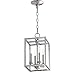 Quorum 6731-4-165 Four Light Entry Pendant, Satin Nickel