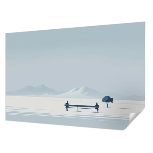 Décor mural adhésif pour rénover un mur abîmé facilement