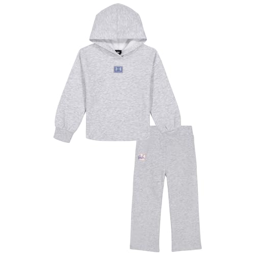 Under Armour girls Hoodie Set, Bottoms & Hoodie, Lightweight & Relaxed Fit