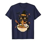 Spooky Black Cat Witch Ramen Pumpkin Halloween