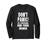Windkraft-Ingenieur Langarmshirt