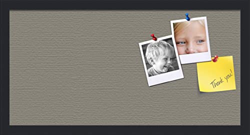 PinPix 24x12 Inch Cork Bulletin Board. This Decorative Framed Pin