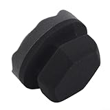 Desiumite Applicatore per contorno pneumatici per dettagli automobilistici, con spugna lucida e lucidante, forma naturale, per ceretta e sigillatura dell