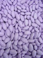 Jordan Almonds - Super Fine (Best Grade) - Violet/Lavendar - Polished (shiny) 1 pound