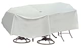 Protective Covers Weatherproof Patio Table and Highback Chair Set Cover.  Fits a 60" to 66" Oval/Rec