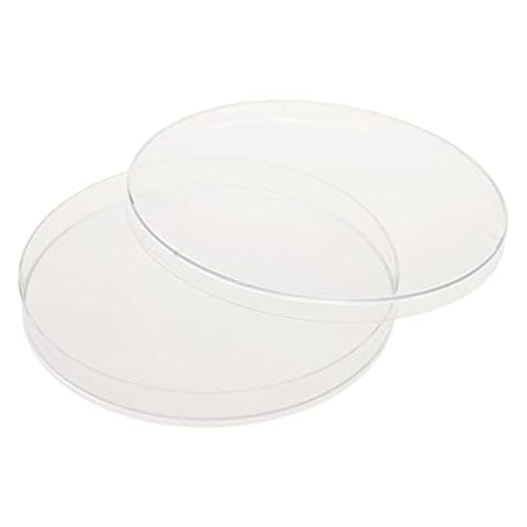 CELLTREAT 229656 150 mm x 15 mm Petri Dish, Sterile, 14.9 cm L, 1.6 cm H, 14.9 cm W, 25 mL, Polystyrene (Pack of 100) Cover