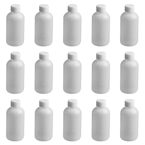 Cabilock 15PCS Bottles Sample Sealing Storage Container Leak Design for Lab Experiments Easy to Clean and Refill Lightweight and Compact