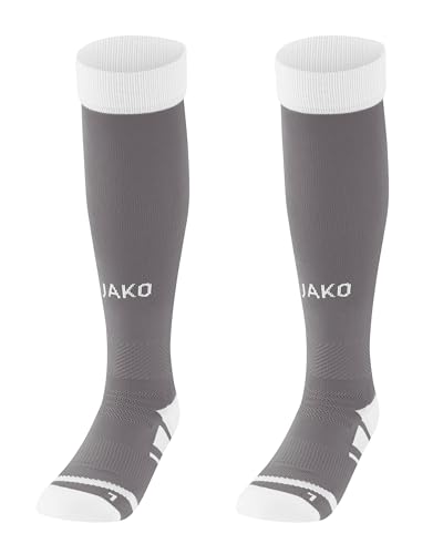JAKO Unisex Stutzenstrumpf Dynamic, grau, 5 (43-46)