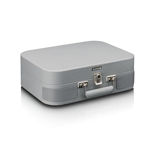Tourne-Disque Bluetooth Lenco Classic Phono TT-116 à 3 Vitesses – 33, 45 et 78 TR/Min – Tourne-Disque Vinyle Vintage – Sortie RCA – Haut-parleurs stéréo – Gris - Les Beatles, Paul McCartney, John Lennon, RIngo Starr, George Harrison Tourne-Disque Bluetooth Lenco Classic Phono TT-116 à 3 Vitesses - 33, 45 et 78 TR/Min - Tourne-Disque Vinyle Vintage - Sortie RCA - Haut-parleurs stéréo - Gris – Image 4