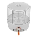 MOKKHNB 米保存容器 防虫防潮 割穀物ディスペンサー 家用米び ライスストッカー 豆 穀物整理 食品保存用 再利用可能