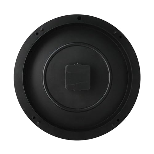 Image of IIK COLLECTION Plastic Designer Analogue Sweep Silent (No Tic-Tic Sound) Quartz Movement Round Wall Clock for Home, Wall Clock for Living Room, Bedroom, (12 X 12-inch, 30 cm x 30 cm x 6 cm)