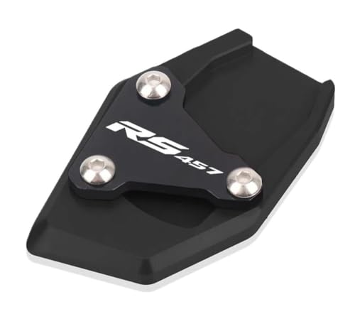 Support béquille Aprilia RS457 coussinet pied moto CNC 2024 2025 noir élargisseur