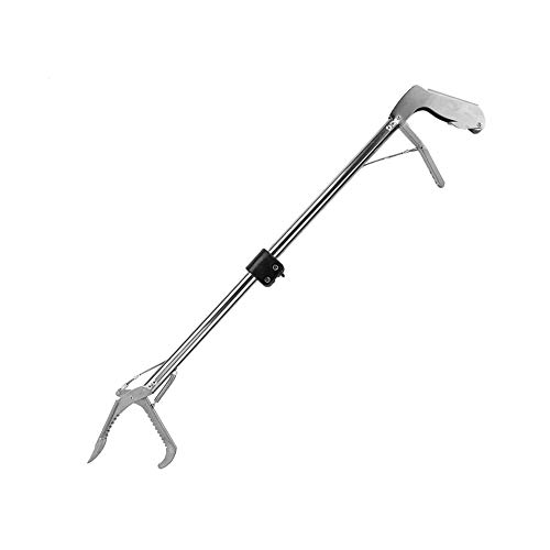 Taidda- Reptiel Grabber, Grabber Tool Catcher slangentang, zilveren schildpadden voor slangen 100 cm - Afbeelding 4
